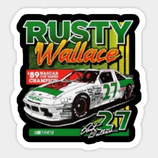 RUSTY Wallace Vintage 90s Sticker